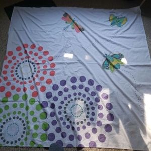 Butterfly shower curtain